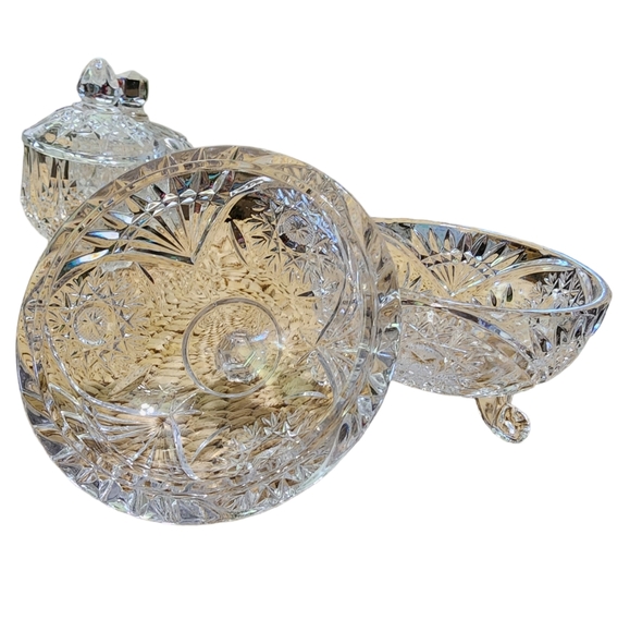 Vintage Cristal D'Arques Footed Candy Dish - Picture 2 of 3